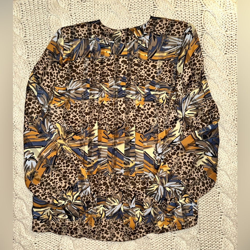 NICOLA women’s vintage‎ Multicolor Patterned Shirt